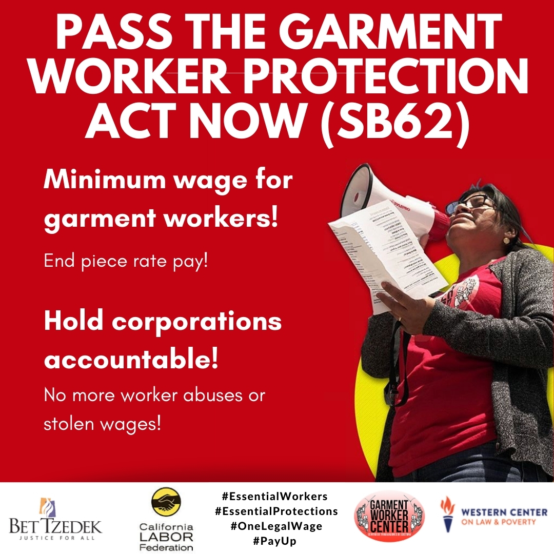 Pass the Garment Worker Protection Act Garment Worker Center Powerbase